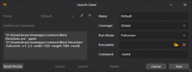 Running a Mod